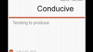 Conducive