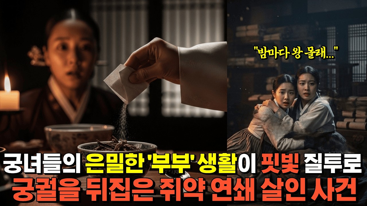 ⌈조선 야사⌋ 궁녀들이 서로 '부부'의 연을 맺은 소름 돋는 이유, 그리고 피바람을 부른 쥐약 연쇄 살인 사건