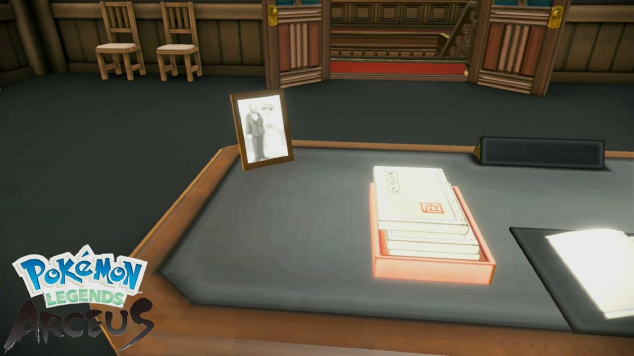 Pokémon Legends Arceus - Hidden Photo at Office Kamado Wife