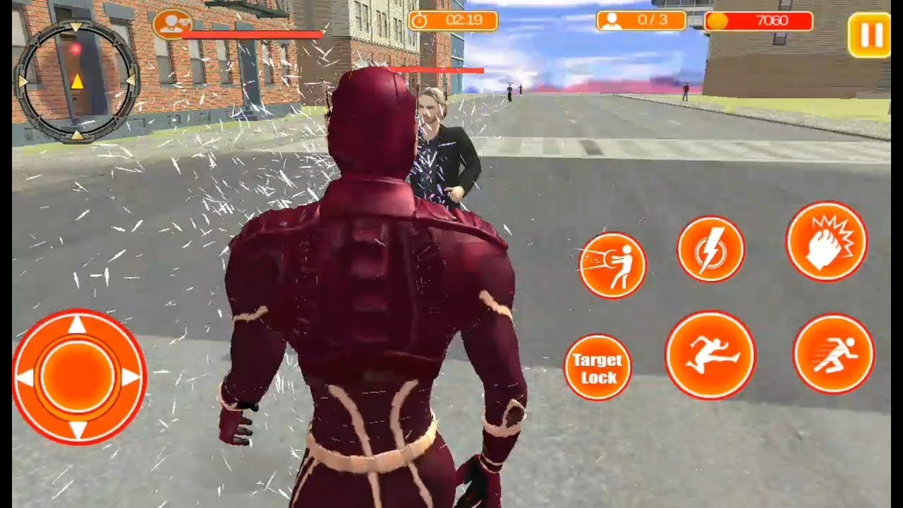 Superhero Light Speed Fight Robot Hero | Flash Hero Crime City Battle - Android GamePlay