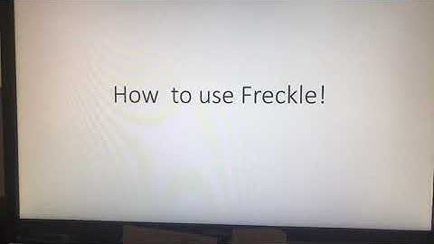 Intro to Freckle