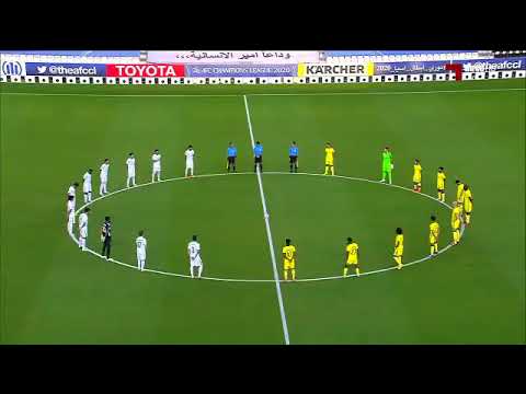 دقيقة حداد قبل انطلاق مباراة النصر السعودي والأهلي دوري أبطال آسيا