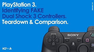 Identifying a Fake PlayStation 3 Dual Shock 3 Controller | Teardown & Comparison | PS3