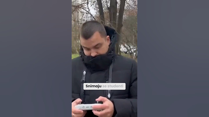 Službenik Gradske uprave snima učesnike protesta | FTN | Čačak