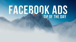 Facebook Ads Tip Of The Day: Test The Market Demand First
