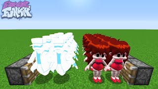 Garcello Ghost X 10 Girlfriend X 10 Fnf Friday Night Funkin Characters In Minecraft