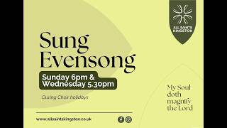 24th May 2026 - Pentecost - Sung Evensong.