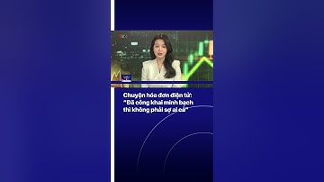 Chuyện hóa đơn điện tử: “Đã công khai minh bạch thì không phải sợ ai cả” | VTVIndex