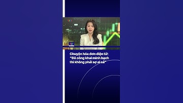 Chuyện hóa đơn điện tử: “Đã công khai minh bạch thì không phải sợ ai cả” | VTVIndex