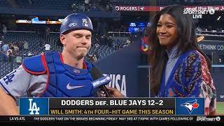 Will Smith on riding hot streak and guiding Gavin Stone Dodgers Postgame interview 4/26/24