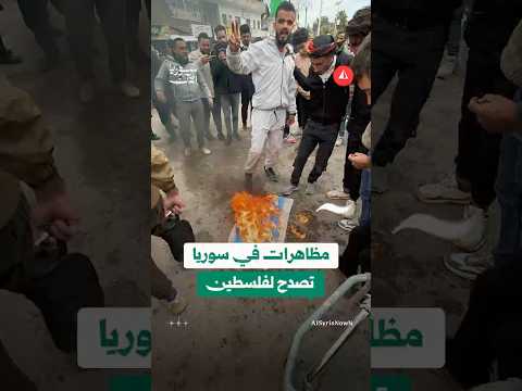 مظاهرات في سوريا تصدح لفلسطين