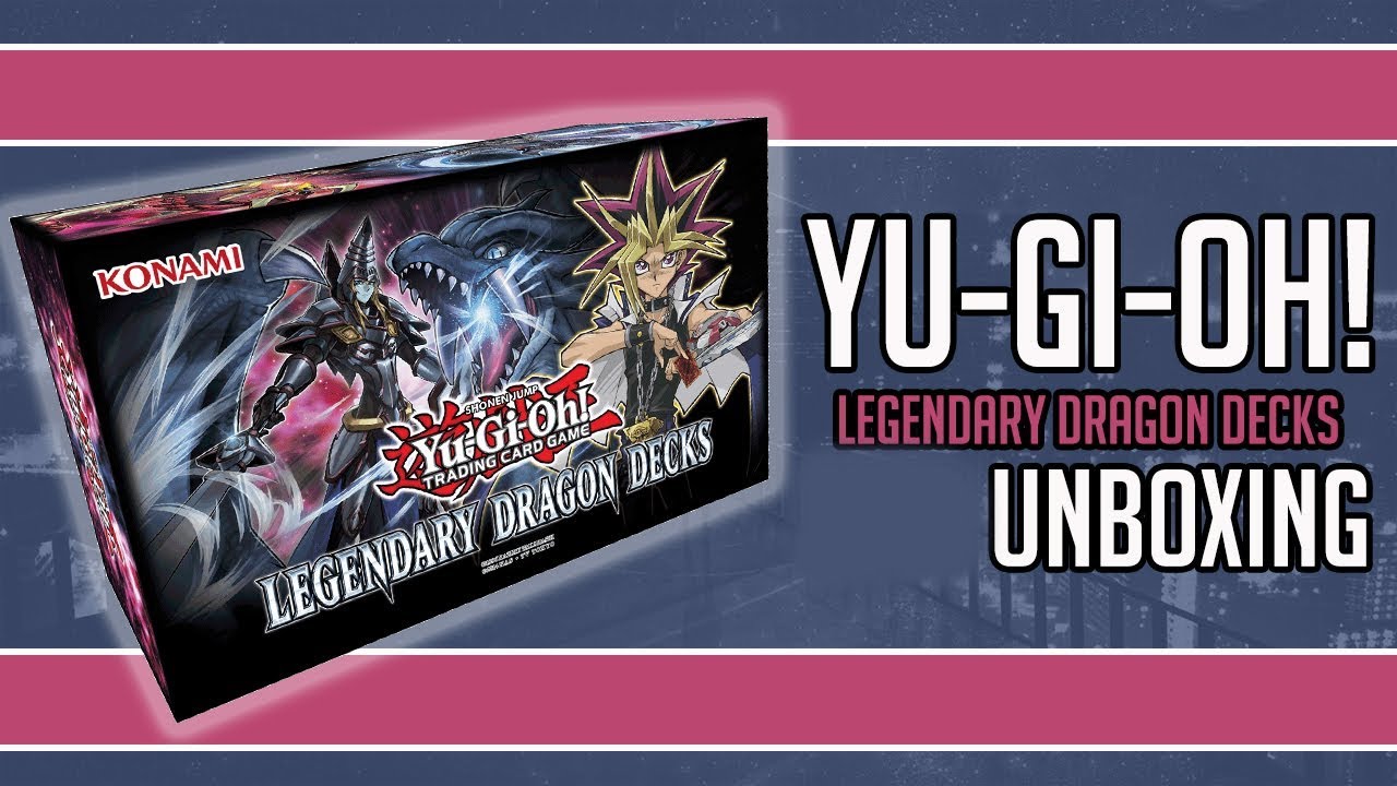 YU-GI-OH! Legendary Dragon Decks Unboxing
