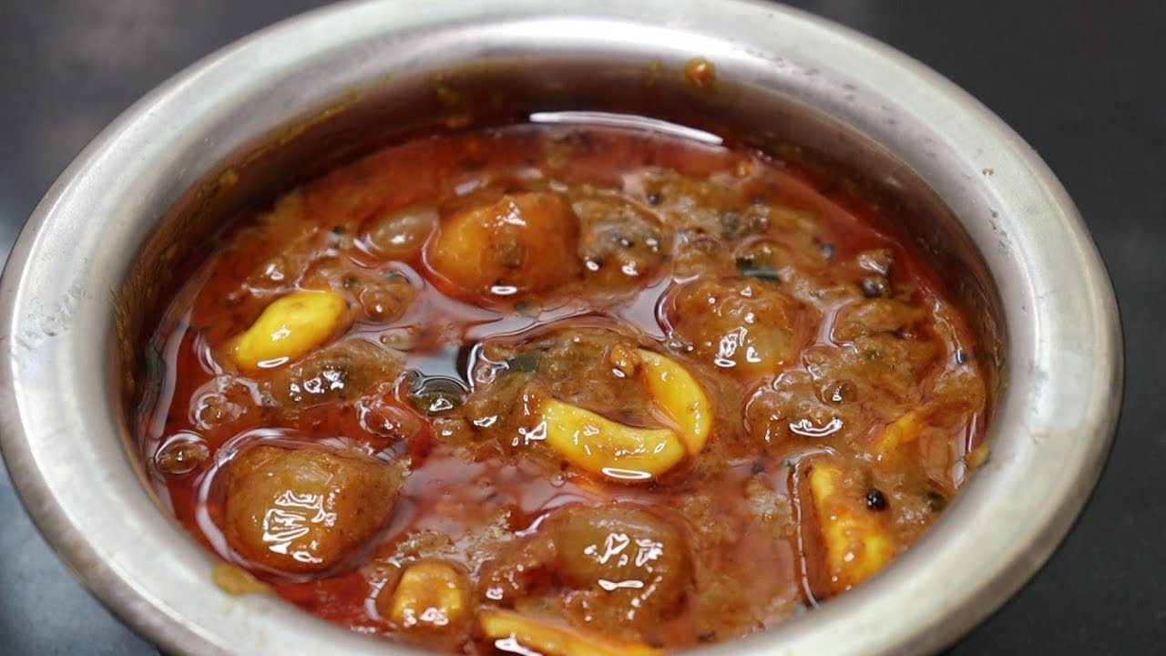 Chinna vengaya puli kuzhambu