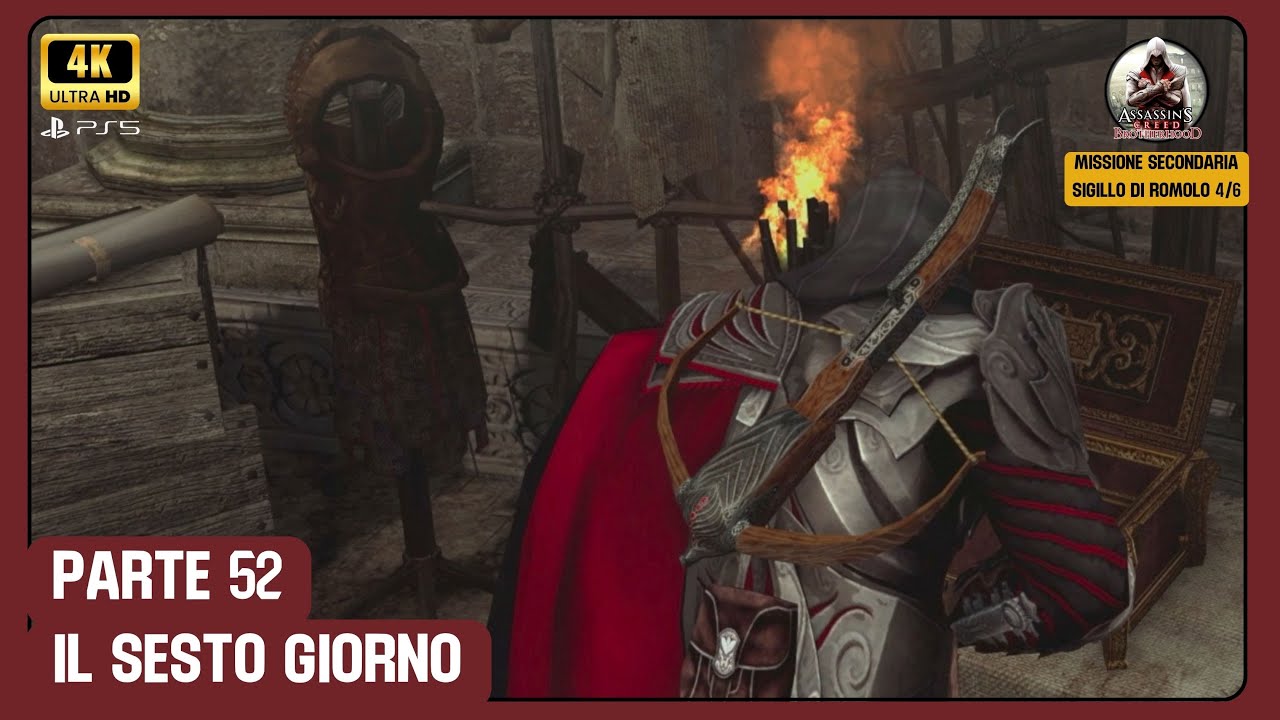 🇮🇹 ASSASSIN'S CREED: BROTHERHOOD PS5 4K - PARTE 52: IL SESTO GIORNO
