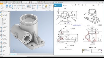 Inventor 2020 Tutorial #98 | Solid Modeling 3D Design