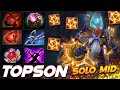 Topson dark seer  solo mid  dota 2 pro gameplay watch  learn