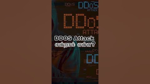 What is ddos distributed denial of service in tamil ? #Shorts