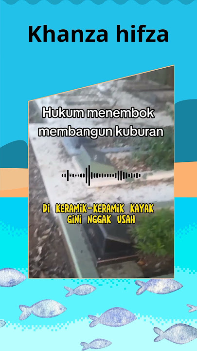 Contoh Kuburan sesuai sunnah Rasulullah