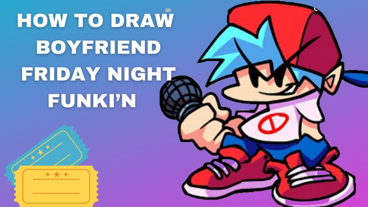 How To Draw Girlfriend Fnf Friday Night Funkin Drawings | My XXX Hot Girl