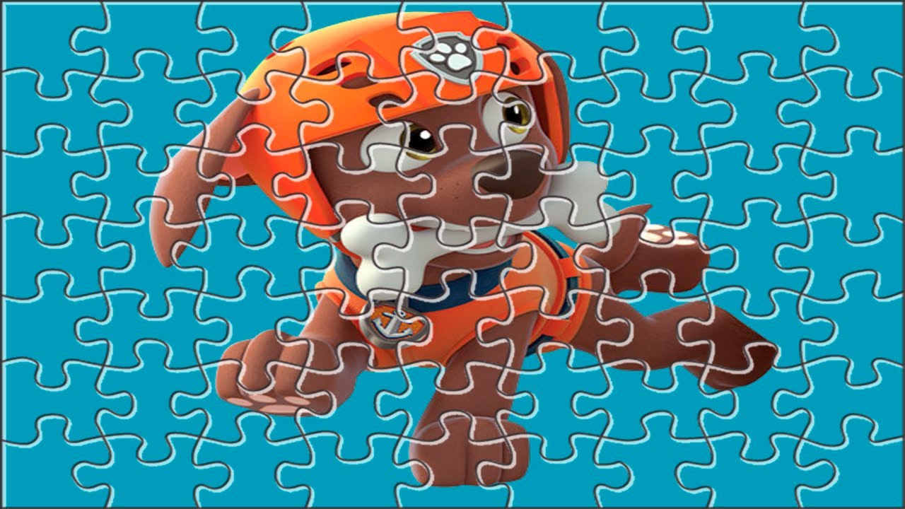 Puzzle de la Patrulla Canina con Zuma y su uniforme - YouTube