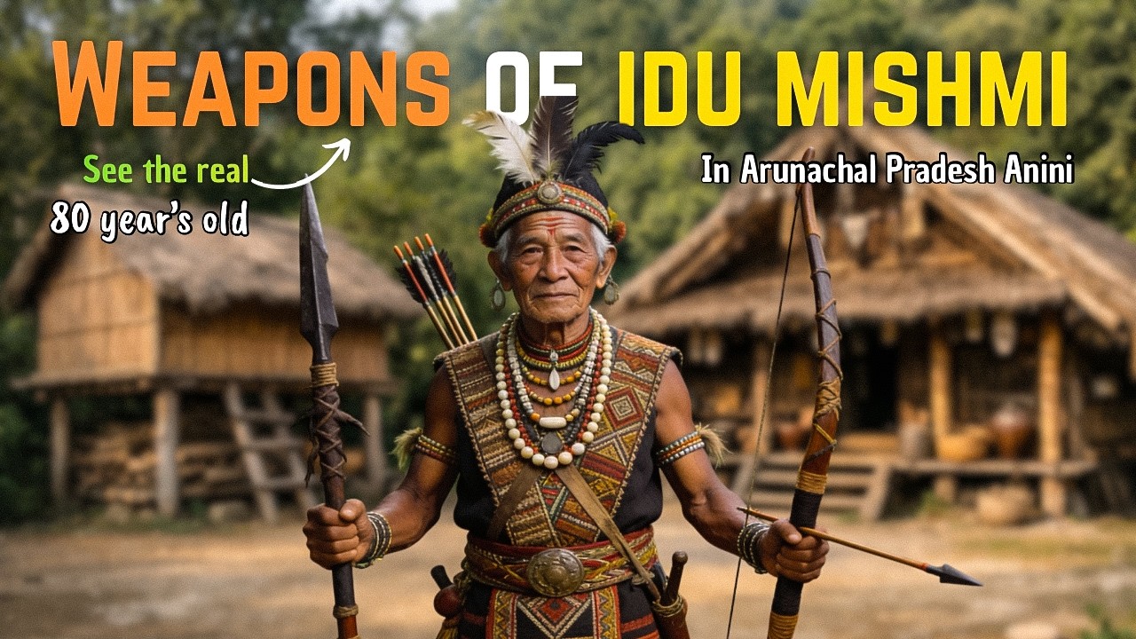 See The Weapon’s Of Idu Mishmi Tribe’s | Village Leader Called Gambura | Arunachal Pradesh Anini