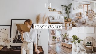 How to edit COZY HOME PRESET Lightroom Mobile Tutorial Free DNG | ReinaMarie Presets