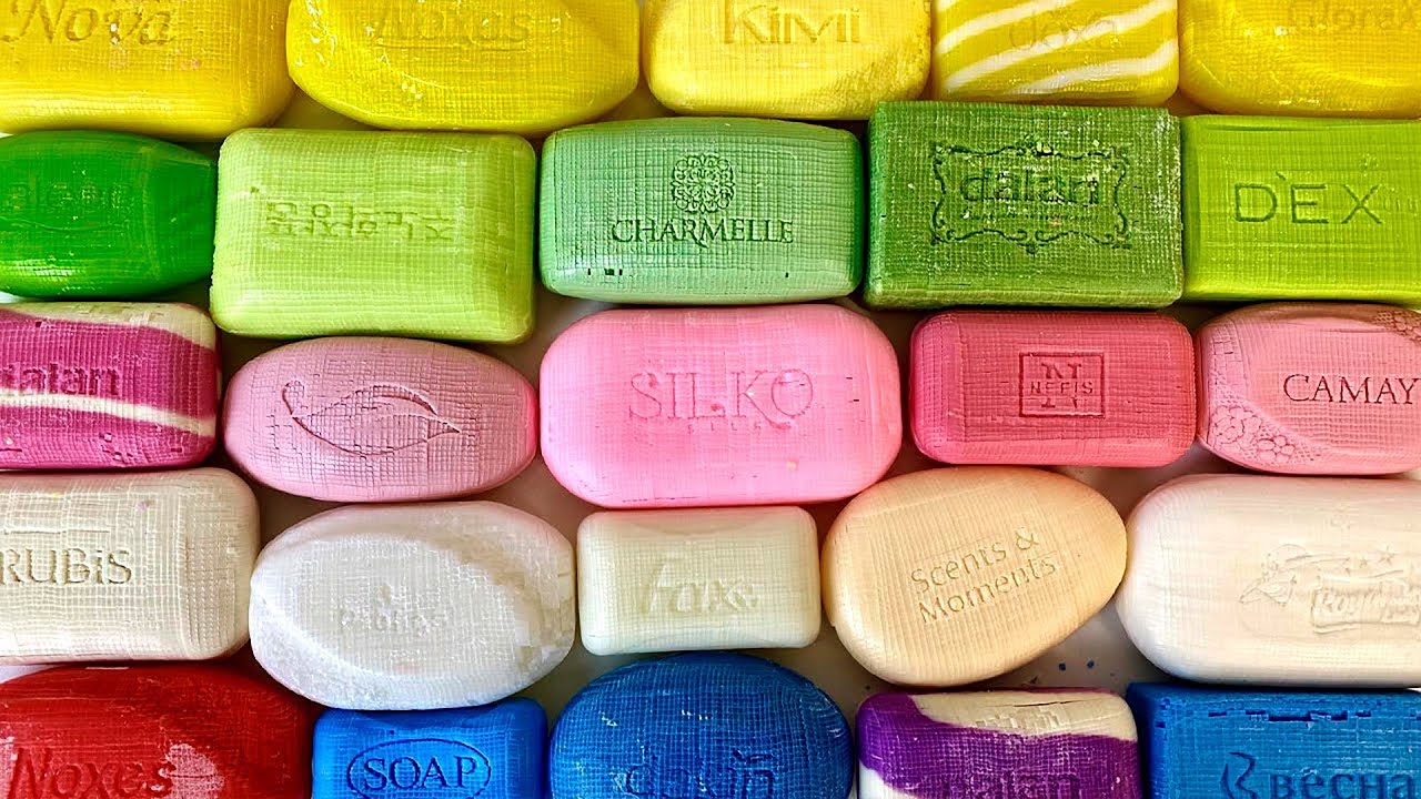 ASMR Cutting Soap Cubes #28 立方体石鹸のカット | ASMR Soap.