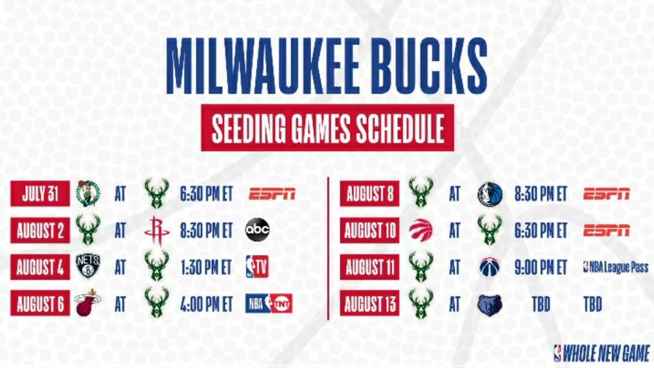 bucks playoff schedule 2022