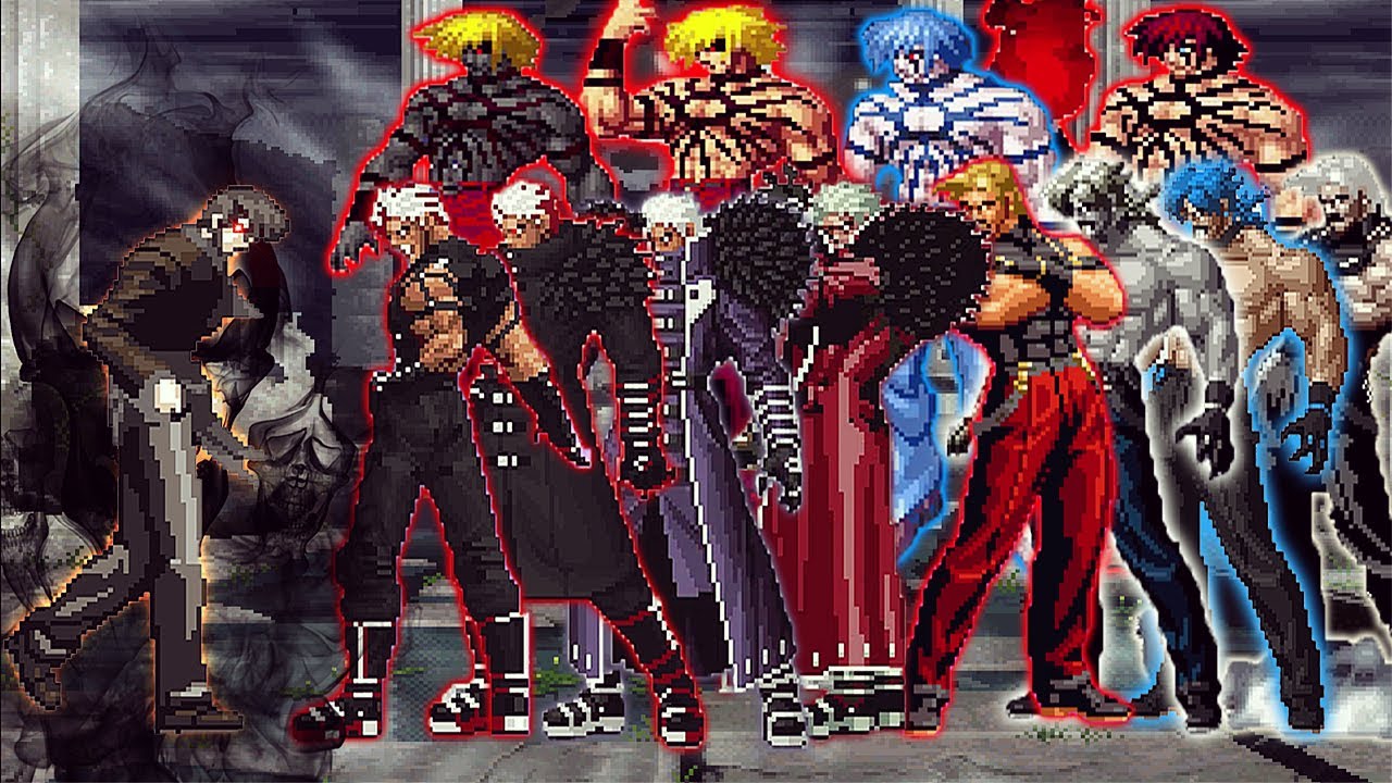 [SPECIAL MATCH 1Vs12] Black Flame Orochi Iori Remake Vs 12 Insane Bosses Team