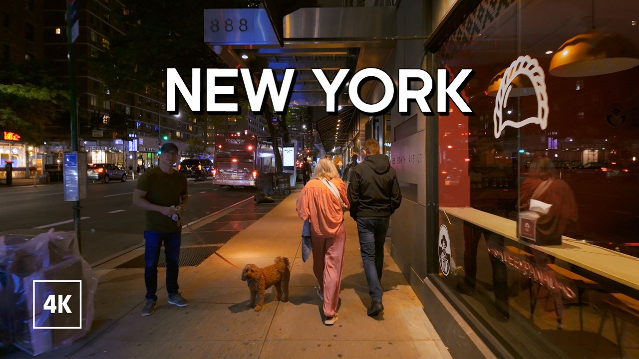 New York, Amerika Serikat | Jelajah Kota Malam 4K | 6 Sep 2026