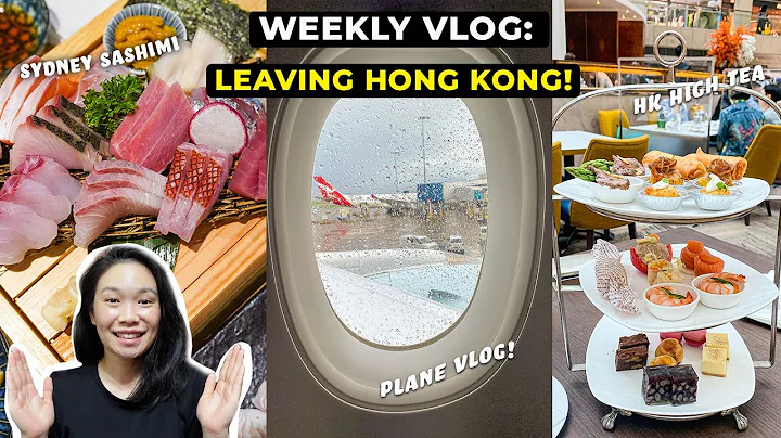 TRAVEL DAY VLOG! Leaving Hong Kong, High Tea with ...