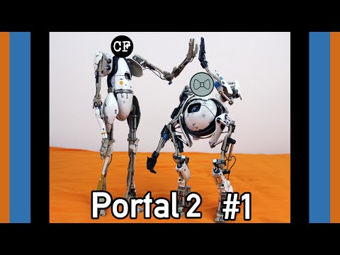 Super Smart Robots! | Portal 2 #1 FT. Cohen Fitzroy