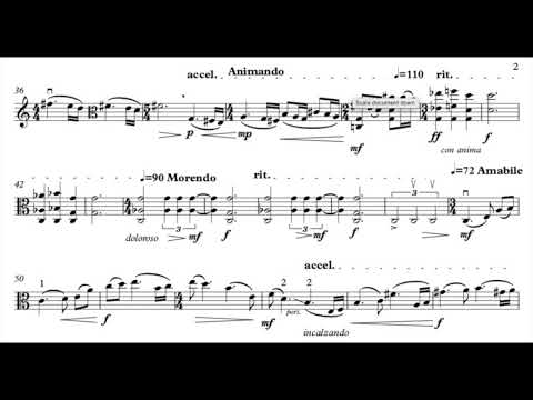 David Dean Mendoza - Threnody for solo viola