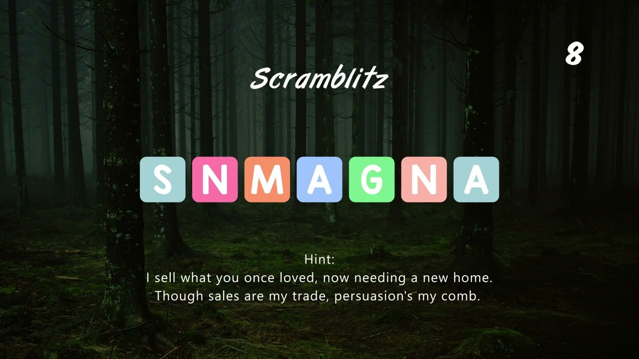 Can You Solve These 7-Letter Words in 20 Seconds? | Scramblitz Challenge