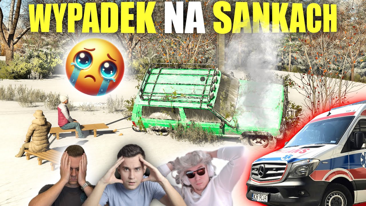 WYPADEK NA SANKACH 😱 DZIEJUŚ I JANINA TRAFILI DO SZPITALA 😢 SUPER ŚWIĘTA... 😭 🔵 