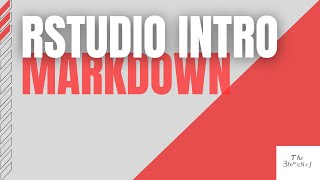 RStudio: Introduction to Markdown