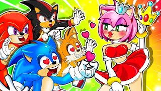 SONIC Fall In Love with Amy! Who Can Obtain The Crown?! Don't Choose Wrong! | Sonic The Hedgehog 2