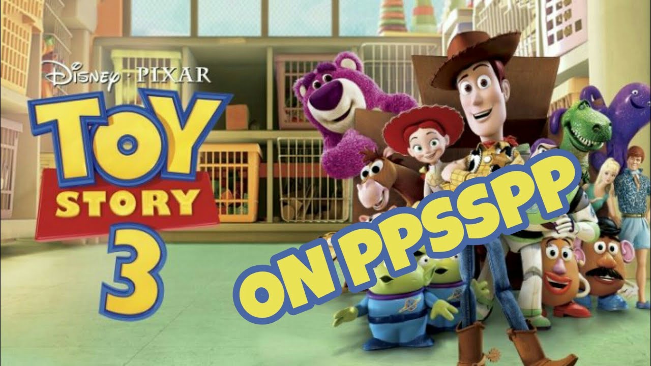 Toy Story 3 on ppsspp episode 1 woody stop train (woody menghentikan