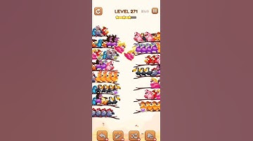 BIRD SORT 2 COLOR PUZZLE GAME🐦      LEVEL 271