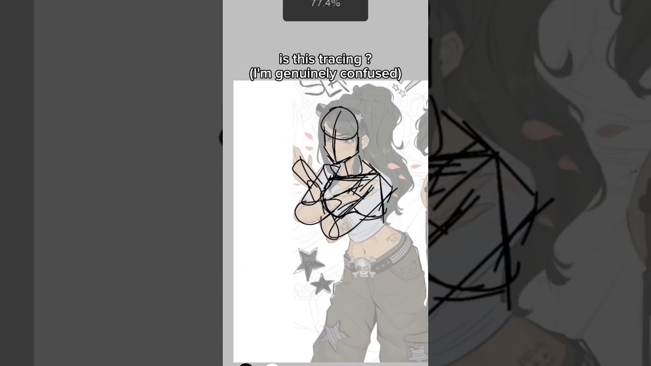 Is This Tracing Drawing Speedraw Ibispaintx Digitalart Art