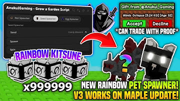 [🍁] NEW PET SPAWNER! 🦝 Grow a Garden 🌶️ Script! • No Key 🔥 *UNPATCHED* 🌈 100% Work ✅ - Anukul Hub V4