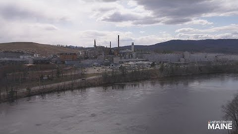 DRONE VIDEO: Maine mill explosion scene