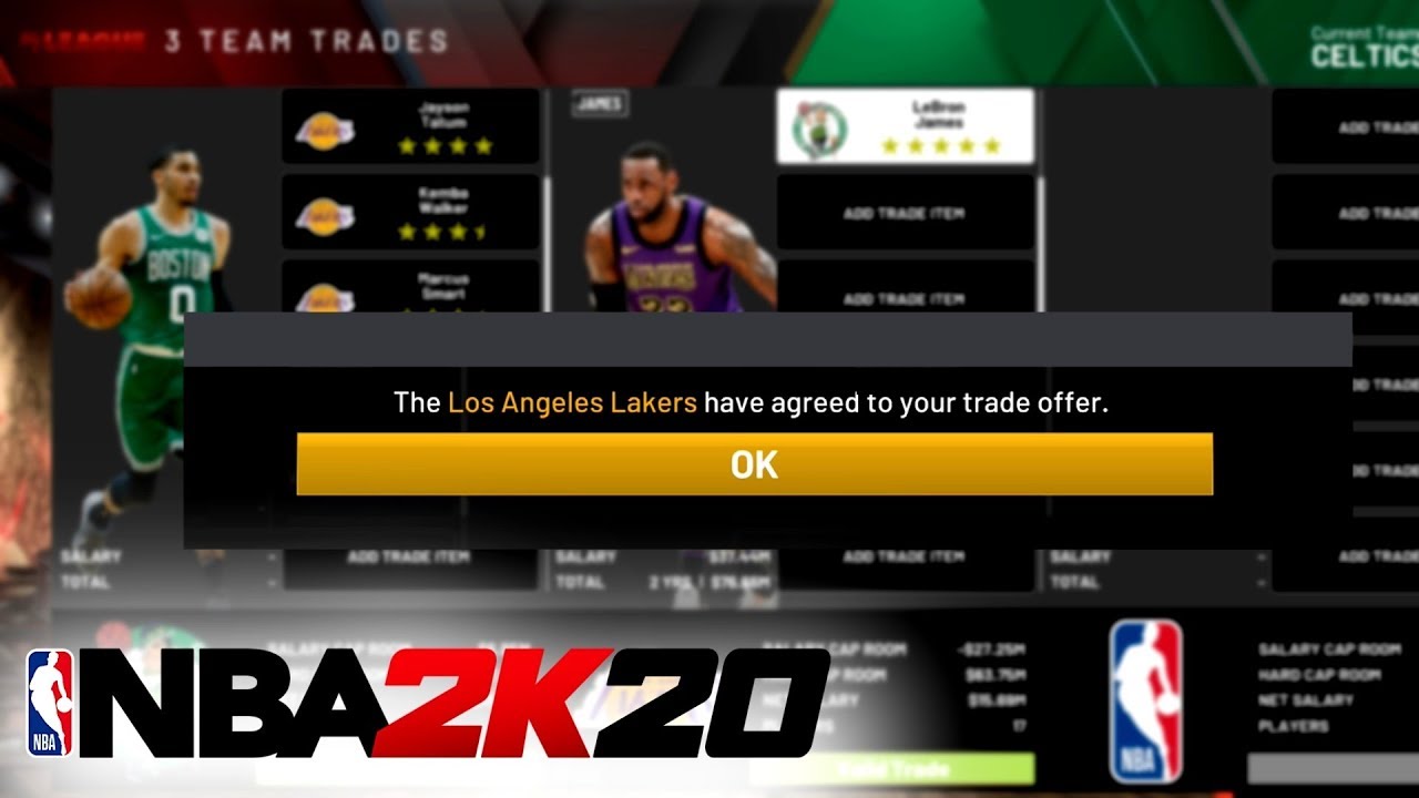 Trading In Nba 2k20 Mygm Myleague Youtube - roblox trade finder