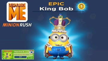 Minion rush COME BACK King Bob Stuart Unlock NEW epic minion android gameplay walkthrough