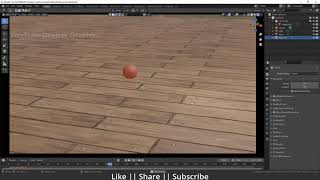 Bouncing Ball Animation Using Rigid Body in Blender 2.93 screenshot 2