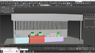 3dsMax Tutorials, Learn 3D Modeling a Coffee Stall from Scratch in 3dsmax ( Part 4)