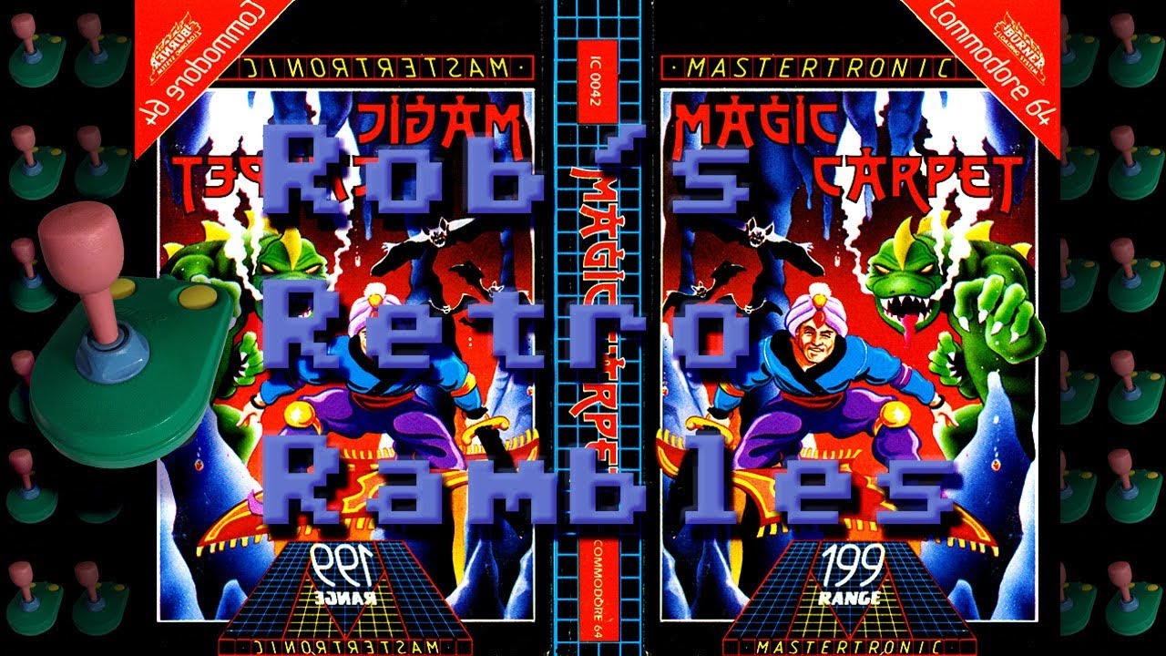 Magic Carpet Sur Commodore 64 - Mastertronic - Jeu Cassette - Complet