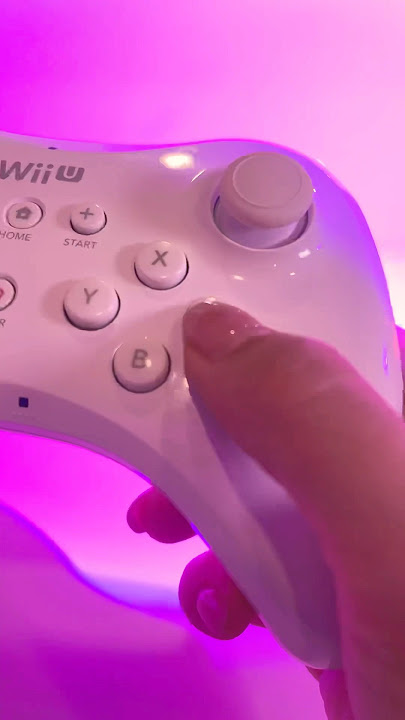 Satisfying Wii U Pro Controller Sounds #gaming #nintendo #asmr #retrogaming #nostalgia #relaxing