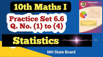 Class 10 Maths Algebra Practice Set 6.6  Q No (1) to (4)