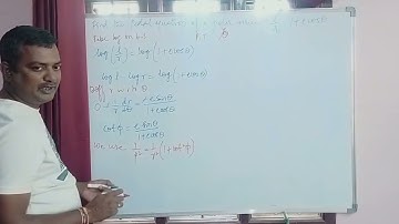 Example on Pedal equation of a polar curve